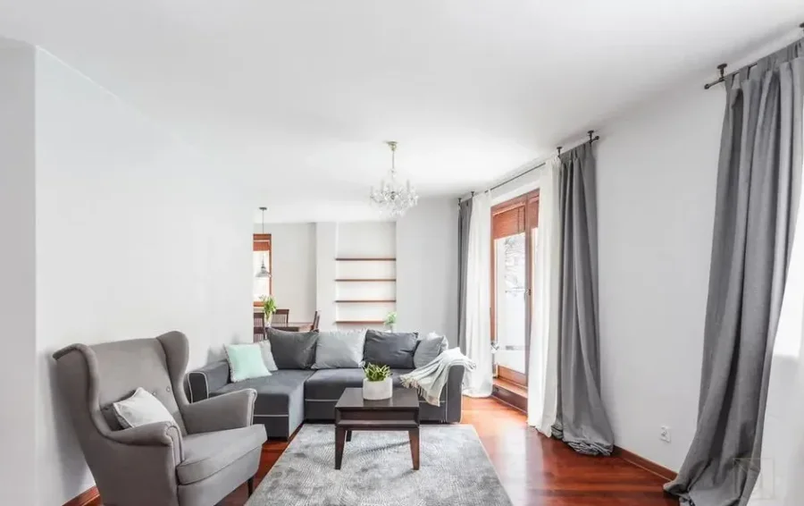 Trzypokojowy apartament 92 m² z tarasem przy Łazienkach Królewskich, Warszawa - zdjęcie 1