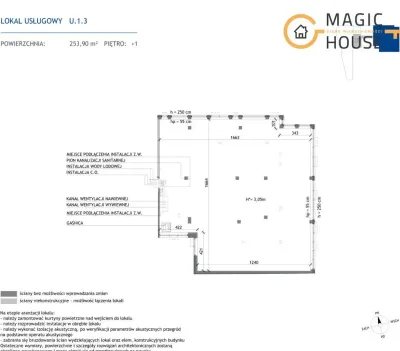 Powierzchnia biurowa 254 m² przy al. Marszałka Piłsudskiego w Gdyni - miniatura 1