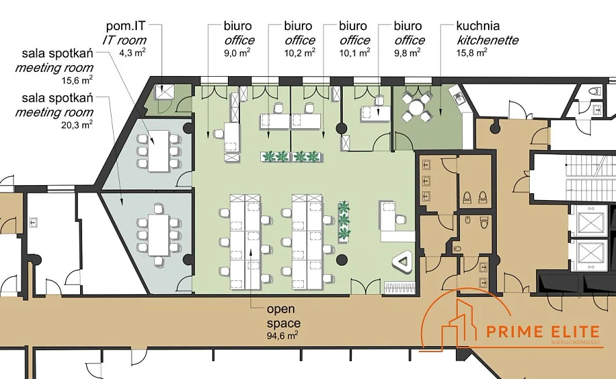 Lokal użytkowy 203 m² Warszawa Żoliborz, Powązkowska - zdjęcie 1