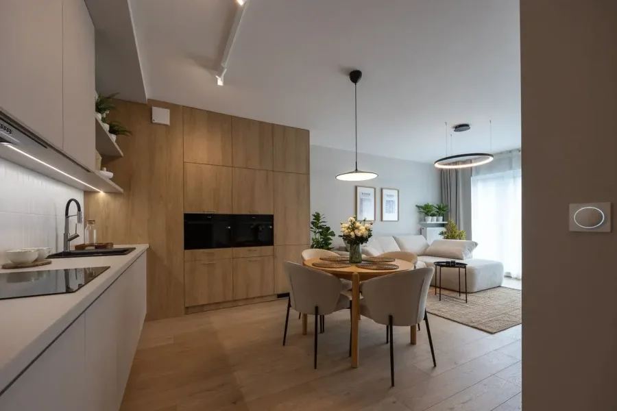3-pokojowy apartament 63 m² na Fuzji w Łodzi, klimatyzacja, balkon - zdjęcie 1