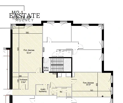 Przestrzeń biurowa 136 m² w Sopocie – Świemirowo, parking, winda - miniatura 7