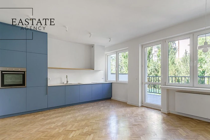 Warszawa Służew | trzypokojowy apartament 82,2 m² z balkonem i ogrodem - zdjęcie 1