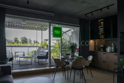 Studio 50 m² z widokiem na Martwą Wisłę – Gdańsk, Sienna - miniatura 7