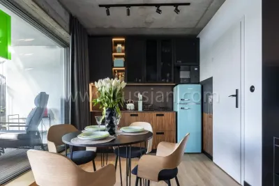 Studio 50 m² z widokiem na Martwą Wisłę – Gdańsk, Sienna - miniatura 9