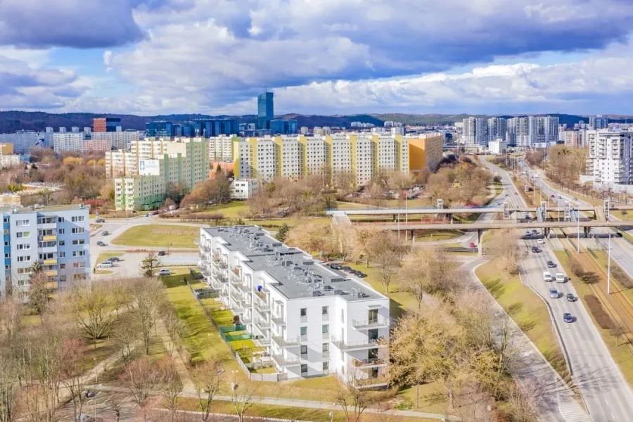 Studio z balkonem na wynajem – Gdańsk Zaspa, ul. Dywizjonu 303 - zdjęcie 1
