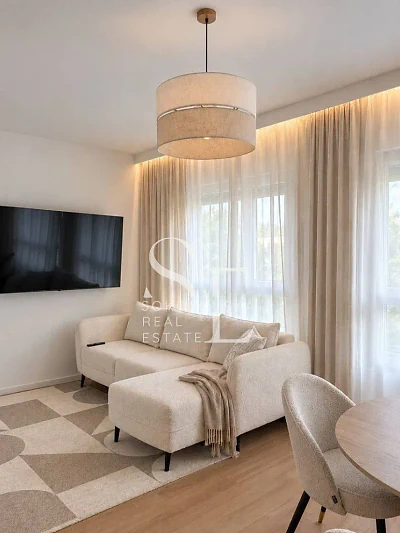 Nowoczesne 2-pokojowe mieszkanie z balkonem i garażem | Warszawa, Saska Kępa - miniatura 1