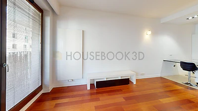 2-pokojowe mieszkanie 54 m² z klimatyzacją i balkonem - Wilanów, ul. Kazachska - miniatura 3