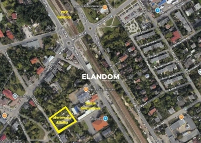 Działka komercyjna 1200 m² w centrum Falenicy, Warszawa - miniatura 3