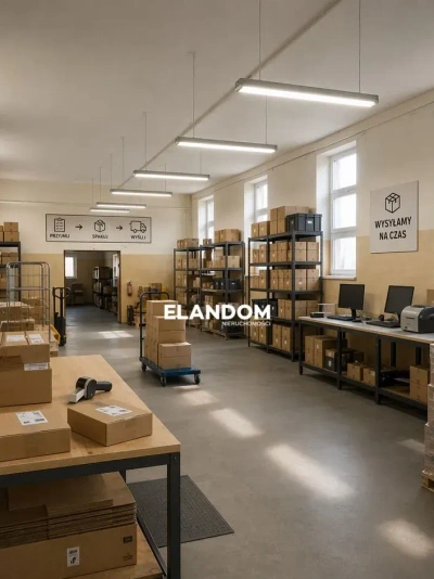 Lokal użytkowy 369 m² z rampą i windą towarową – Centrum Marki - miniatura 2