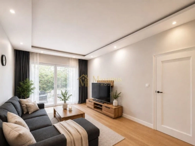 2-pokojowy apartament z ogrodem, klimatyzacją i parkingiem – Mokotów - miniatura 1